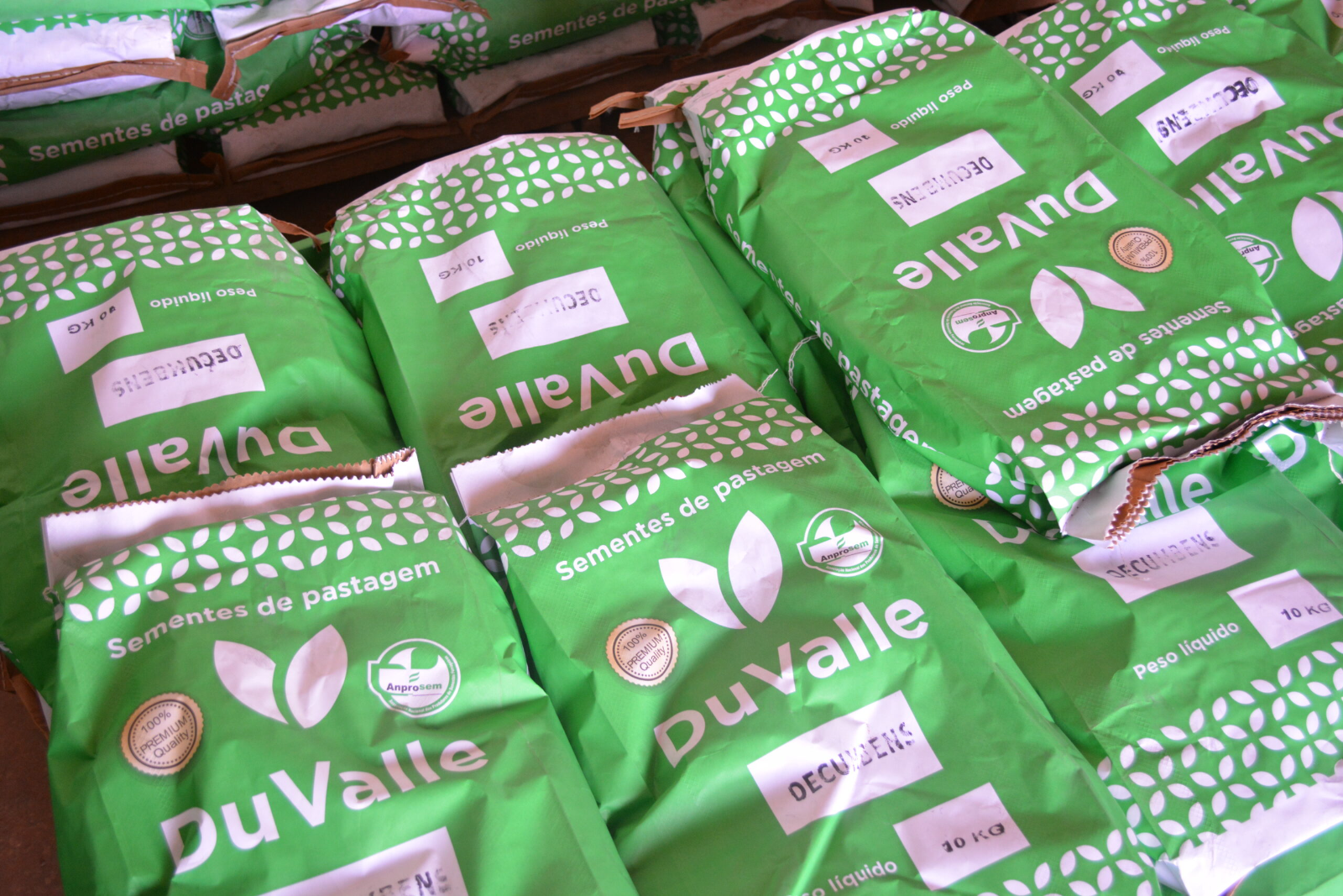Sacos de sementes de pastagem Duvalle